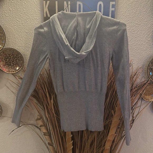 Guess XS Zip-up Sweatshirts Bundle 1 gray, 1 black - Picture 2 of 4